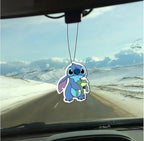 Rawan 4 Pack Car Air Freshener Cartoon, Accessories Cute for Women Girls And men Car, Funny Decor Hanging Fresheners Car Interior Room Decorations, for Christmas Gift. (C, Large)