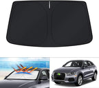 KUST Windshield Sun Shade for Audi Q3 2013 2014 2015 2016 2017 2018 Accessories Sunshade Foldable Window Sun Visor Protector Blocks UV Rays Keep Your Car Cooler