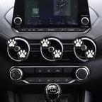 6 Pcs Dog Paw Air Vent Clips, Cute Dog Cat Print Car Air Fresheners Vent Clips Funny Car Decoration Interior Decor Accessories for Women Men