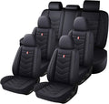 Car Seat Cover 7 Seats for Hyundai Palisade 2020-2025, Durable Wear Resistant Waterproof Seat Covers,Breathable No Odor Premium Leather Vehicle Seat Covers.(Standard,Black)