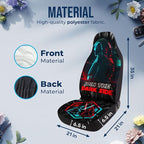 GENANY Dark Lord Car Seat Covers Set of 2, Breathable Front Seat Covers for Truck Sedan SUV, Movie Car Accessories, Movie Themed for Women Men