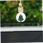 Mobestech 4pcs Car Diffuser Bottles Christmas Themed Ornaments for Car Holiday Decor Compact and Lightweight Design for Easy Hanging