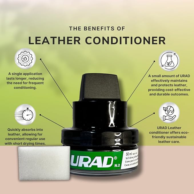 Leather Conditioner 50ml Cordovan – Compact, Color-Revitalizing Leather Care for Cordovan Shoes, Bags, and Accessories
