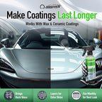 Nanoskin Ultra Line SUPER CHARGER SiO2 Touchless Spray-On/Rinse-Off Sealant 1 Gallon- Car Wash Paint & Glass Spray for Car Detailing | Safe for Cars, Trucks, Motorcycles, RVs & More | 100:1 Dilution
