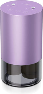 Airversa Dual-Nozzle Waterless Essential Oil Diffuser for Home Rechargeable Scent Diffusers with 5 Timer Settings, 4 Mist Levels with Vehicle Mode for Car Room Studio Office, Lavender Metal
