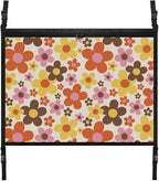 Car Roof Storage Bag Flower Series Car Organizer for Car Seat Multi-Purpose Car Bag Storage Box Organizer Pouch Pocket Can Hold Mobile Phone, Wallet, Glasses