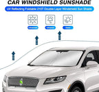 KUST Windshield Sun Shade for Lincoln MKC SUV 2015 2016 2017 2018 2019 Sunshade Accessories Window Sun Protector Foldable Block UV Rays Keep Car Cooler