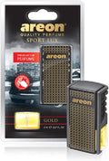 AREON Car Perfume - Vent Clip Car A/C Freshener - Gold Scent - 8 ml. 0.27 Fl Oz.