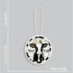 Rawan Car Air Freshener, Funny Cow Car Accessories, Hanging Fresheners for