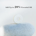 THEDOTS Silver Car Vent Clip Air Freshener, Reusable Car Scent Diffuser, Car Accessories, Frosted Ebony Scent