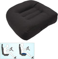 Srutirbo Car Booster Seat Cushion Raise The Height for Short People Driving Hip (Tailbone) and Lower Cack Fatigue Relief Suitable for Trucks, Cars, SUVs, Office Chairs, Wheelchairs (Pure Black)