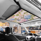Hydrangea Hummingbird Car Roof Storage Bag Car Seat Back Hanging Bag Premium Car Seat Organizer Inner Car Accessories Compatible with Most Vehicles