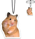 1PCS Car Air Fresheners,Yes Hamster Car Air Fresheners for Cute Mirror Freshener Mirror Scented Hanging Cute Car Accessories Decor Interior Home,Fun Hamster Gifts for Women Men Friends Wife