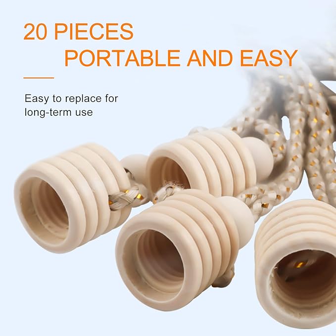 40 Pcs Car Air Freshener Perfume Bottle Replacement Caps With String Pendant Essential Oil Diffuser Replacement Lids Fragrance Aromatherapy Auto Ornaments Decor Accessories With Stoppers