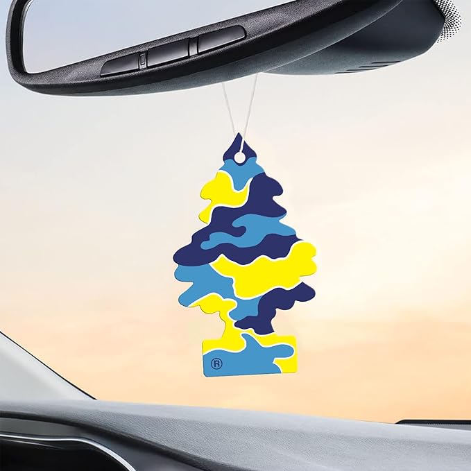 LITTLE TREES Car Air Freshener | Hanging Paper Tree for Home or Car | Pina Colada Scent | Pack of 6