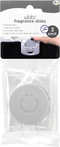 Ubbi Adult Pail Odor Absorbing Fragrance Disks, Odor Eliminator, Odor Removing Solid Air Freshener, Lavender Scented, 3 Pack