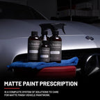 Dr. Beasley's Matte Paint Prescription Detailing Kit, Designed for Matte Cars and Motorcycles, 100% VOC Free, 2 Years of Protection, 4 Piece Set