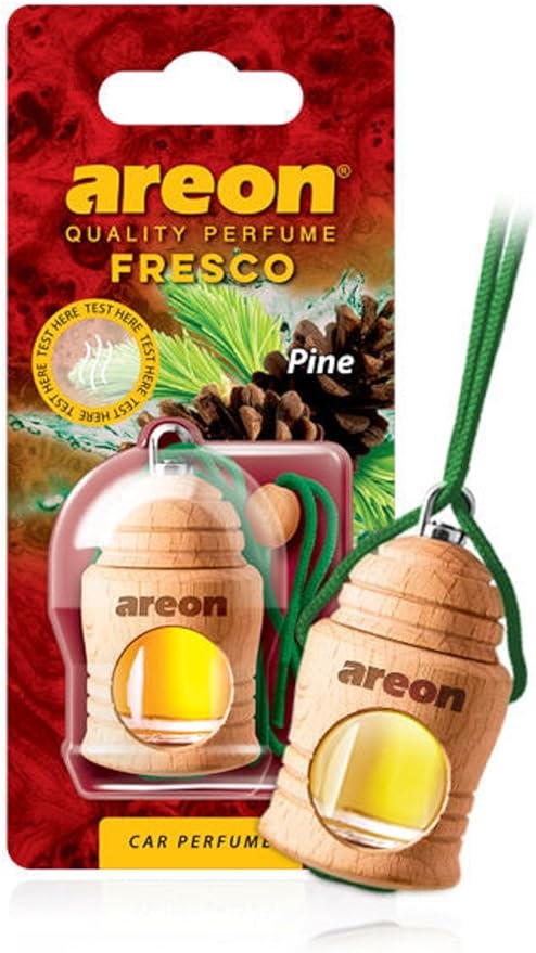 AREON Fresco FRTN01 Hanging Car and Home Air Freshener, Pine
