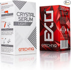 The Rag Company Gtechniq - EXOv5 & Crystal Serum Light Bundle 50ml - Ceramic Coating Paint Protection, Add Gloss, Resist Swirls, Repel Dirt & Contaminants, Ultra-Durable, High Gloss, Slick Feel