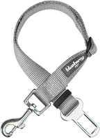 Blueberry Pet Dog Leash Puppy Essentials Seat Belt Tether for Dogs Cats, Gray, Heavy Duty Dog Leashes for Large Dogs - Safety for Pet Parents, Road Trip Enthusiasts, 2"x27.5"
