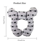 Baby Travel Pillow - Infant Head and Neck Support Pillow Baby Neck Pillow for Car Seat,Pushchair(Grey)