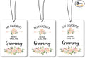 Grammy Grandma Gifts Car Air Freshener Hanging 3 Pack, My Favorite People Call Me Car Accessories Gifts for Grandma Christmas Women,Rustic Floral Scent Card Lavender for Closet Bathroom Decor