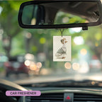 Vintage Floral Duck Lavender Car Air Freshener 3Pcs, Rustic Cottagecore Wildflower Farm Duck Scents Air Freshener for Women Girls, Retro Floral Car Accessories Interior Mirror Decor Hanging