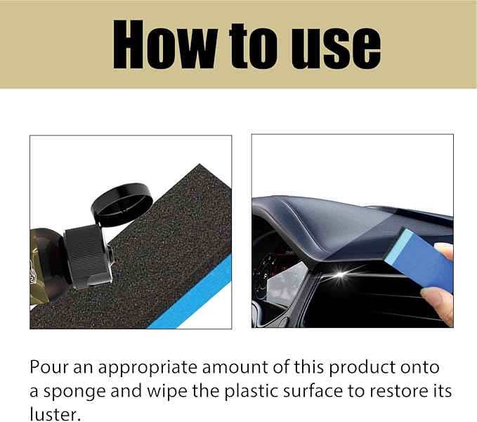 Car Interior Cleaner,Detailing Coating Protectant | 30ml Car Dashboard Cleaner Agent,for Trim Windshield Rubber Panel Truck Vehicle Sedan Scooter SUV