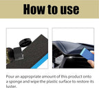Car Interior Cleaner,Detailing Coating Protectant | 30ml Car Dashboard Cleaner Agent,for Trim Windshield Rubber Panel Truck Vehicle Sedan Scooter SUV