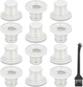 LT-117C Filters Replacement Compatible with KMM LT-117C Handheld Car Vacuum Cleaner - HEPA Vacuum Filter - 12 Pack