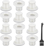LT-117C Filters Replacement Compatible with KMM LT-117C Handheld Car Vacuum Cleaner - HEPA Vacuum Filter - 12 Pack