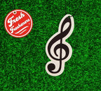Fresh Fresheners Cute Funny Car Air Fresheners 4-pack Scented With Premium Oils (Treble Clef)