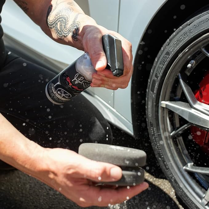Jay Leno's Garage Ceramic Car Coating Kit – Car Wash Bundle with Ceramic Coating Spray, Car Ceramic Coating Products, Wheel and Tire Cleaner, Microfiber Towels, Applicators & Wash Mitt Detailing Kit