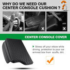 Shademax Custom Fit for Center Console Cover Hyundai Palisade 2020 2021 2022 2023 2024 2025 2026 Armrest Cover Center Console Pad PU Leather Armrest Seat Box Cover Protector with Pockets Storage Bag