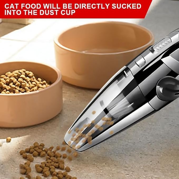 Handheld Vacuum Cordless, 16000Pa Powerful Car Vacuum Cleaner, 4000mAh Rechargeable Portable Vacuum with 68000RPM Motor, Washable Filter, Mini Vacuum for Car, Home, Pet Hair, Keyboard Cleaning