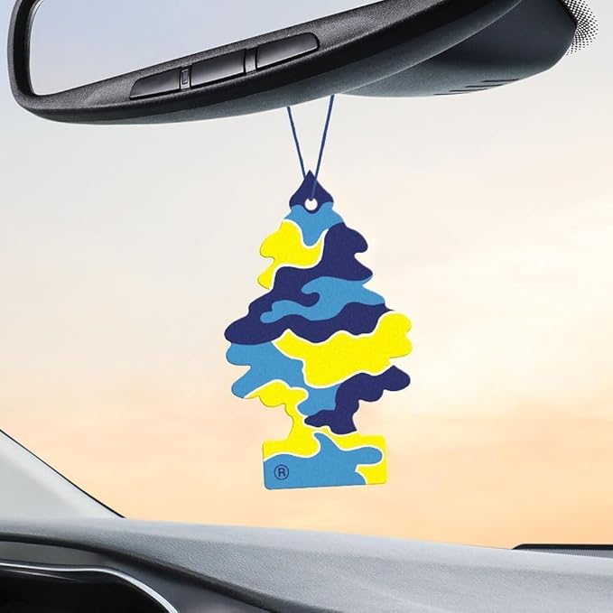 LITTLE TREES Car Air Freshener | Hanging Paper Tree for Home or Car | Pina Colada Scent | Pack of 12