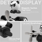 Car Air Freshener Pilot Twin Rotating Propeller, Cute Auto Fan Diffuser Air Outlet Car Vent Clip Fresheners, in-vehicle Fun Rotating Accessories Automotive Air Fresheners Decoration