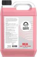 QUIVR Break Wheel Cleaner 128oz. – Professional Strength Wheel & Tire Cleaning Formula – Dissolves Brake Dust, Grime & Grease – Safe On Clear-Coated, Painted, Chrome & Powder-Coated Wheels