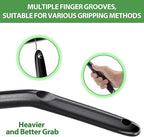 Car Windshield Cleaner Tool with Extendable Handle, Inside Auto Window Glass Cleaning Kit with 5 Washable Microfiber Pads, Streak-Free Defogger Wand for Deep Dashboards & SUVs