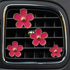 12 Pcs Daisy Car Air Vent Clips Cute Flower Car Air Fresheners Vent Clips Charms Car Inter Decor Accessories for Women Girls