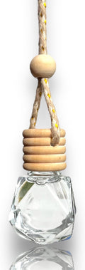 Handmade Sandalwood Hanging Car Diffuser | Cute Accessory | Long-Lasting Air Freshener & Deodorize