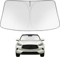 Proadsy Windshield Sun Shade for 2019-2021 Infiniti QX50 & 2021-2025 2026 QX55 Foldable Front Sunshade Protector Sun Visor Blocks UV Rays Keep Car Cooler