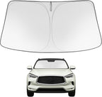 Proadsy Windshield Sun Shade for 2019-2021 Infiniti QX50 & 2021-2025 2026 QX55 Foldable Front Sunshade Protector Sun Visor Blocks UV Rays Keep Car Cooler