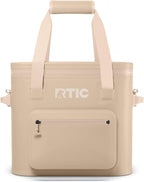 RTIC 30 Can Ultra-Tough Soft Cooler Pro, Insulated, Waterproof, Leak Proof, Portable Floating Bag for Beverage, Drink, Lunch, Outdoor, Beach, Car,Camping, Picnic, Fishing, Boat