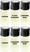 Car Air Freshener Refill Liquid Set of 6 x 10 ML - Smart Car Air Freshener Refill - Car Fragrance Refill - Car Diffuser Refill (Romantic Scent Experience)