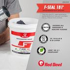 Red Devil 0841DW F-Seal 181 Fiber Reinforced Water Based Duct Sealant, 1 Gallon, White