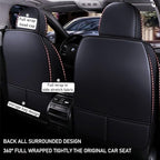 for Toyota CHR Seat Covers 2018-2026, Full Coverage Customized Car Seat Covers, Premium Leather Waterproof Stain-Resistant Easy to Install (Standard 2 Seats, Black)