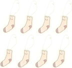 Generic A&D Hanging Air Freshener for Car, Home, Office, Bathroom | 8 Pack | Multiple Designs & Scents (Bikini Tree|Heart|Fish|Bee|Waterdrop|Sock|Golf Ball|Bikini Butterfly) (Sock (Vanilla))
