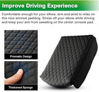 Shademax Center Console Cover for Kia Telluride Accessories 2026 2025 2024 2023-2020 Armrest Cover Cushion Pad PU Leather Armrest Seat Box Cushion Middle Console Lid Protector Anti-Scratch