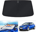 KUST Windshield Sun Shade for Ford Focus 2012-2018 Hatchback Accessories Custom Fit Window Shade Foldable Sun Visor Protector Blocks UV Rays Keep Your Car Cooler